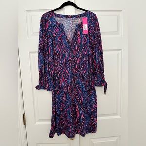 Lilly Pulitzer NWT Cath 3/4 sleeve Dress